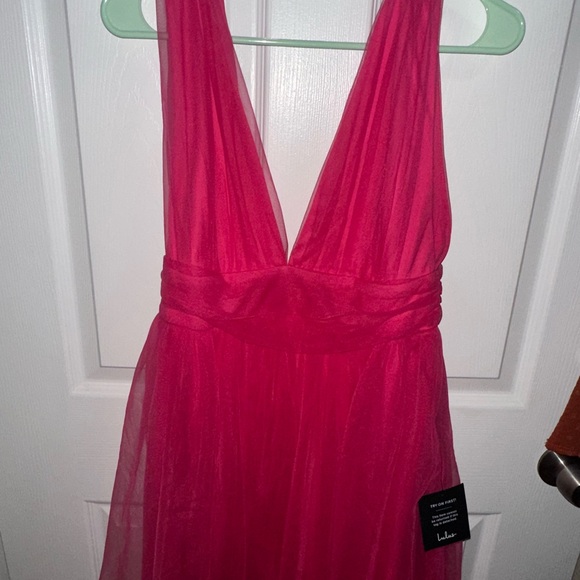 Lulus hot pink tulle dress - Picture 2 of 4